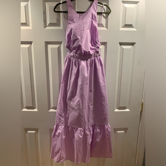 ELASTIC DETAIL SLEEVELESS DRESS - Picture 4 of 4